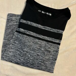 Woman’s Harley Davidson long sleeve riding shirt size Large.